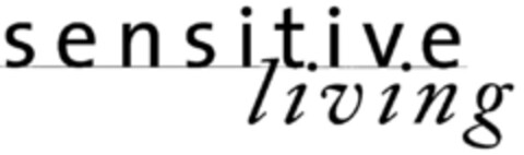 sensitive living Logo (DPMA, 25.08.1999)