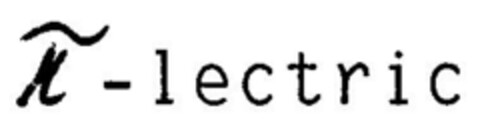 π-lectric Logo (DPMA, 25.11.1999)