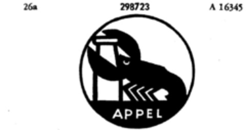 APPEL Logo (DPMA, 31.07.1922)