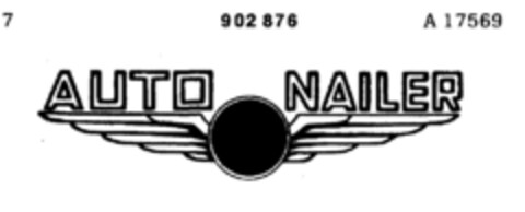 AUTO NAILER Logo (DPMA, 19.01.1967)