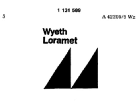 Wyeth Loramet Logo (DPMA, 11/20/1986)