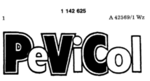 PeViCol Logo (DPMA, 02/21/1987)