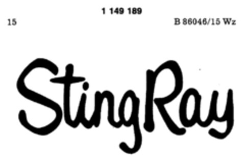 StingRay Logo (DPMA, 29.11.1988)