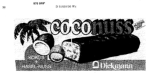 coconuss  NUSSIG ZART Dickmann Logo (DPMA, 16.12.1977)