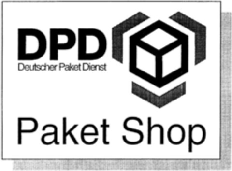 DPD Deutscher Paket Dienst Paket Shop Logo (DPMA, 04/12/1994)