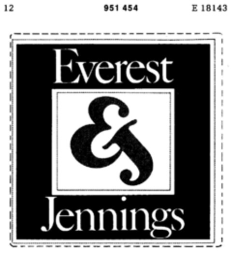 Everest & Jennings Logo (DPMA, 09/02/1975)