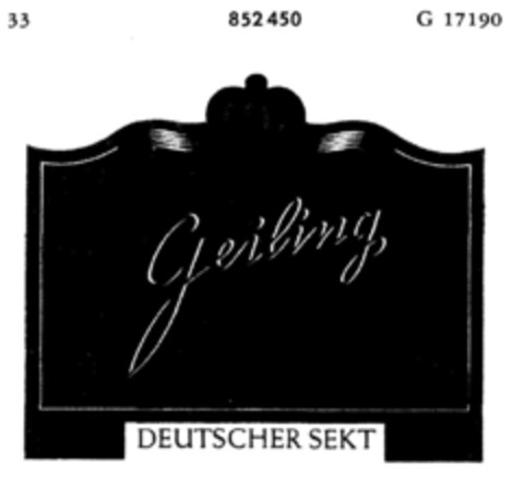 Geiling KRONE von RHEINHELL Logo (DPMA, 06.11.1967)