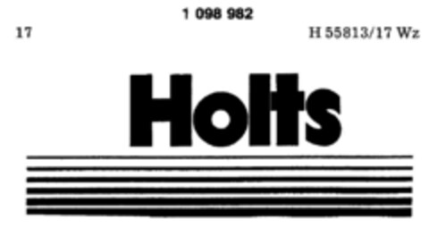 Holts Logo (DPMA, 03/17/1986)