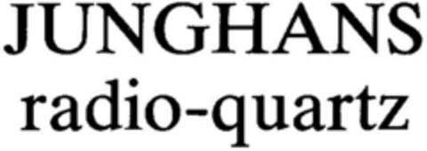 JUNGHANS radio-quartz Logo (DPMA, 13.11.1976)