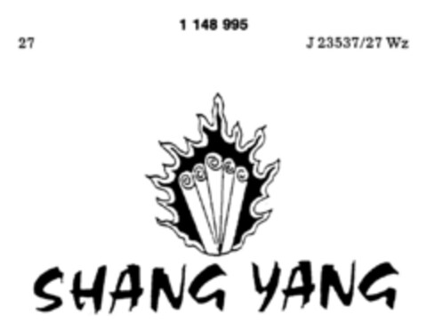 SHANG YANG Logo (DPMA, 14.12.1988)