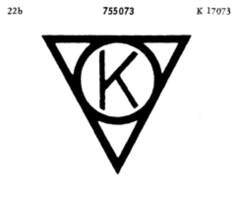 K Logo (DPMA, 04.01.1960)