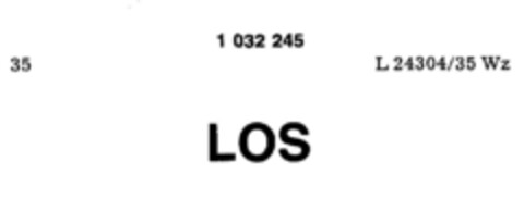 LOS Logo (DPMA, 25.06.1980)