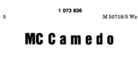MC C a m e d o Logo (DPMA, 23.12.1981)
