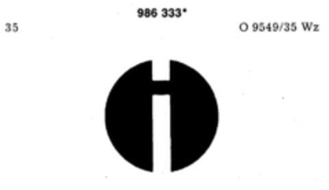 986333 Logo (DPMA, 03/29/1979)