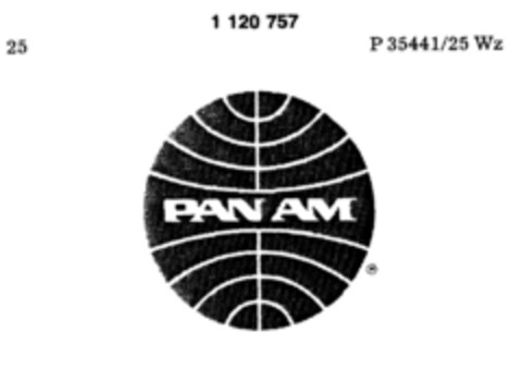 PAN AM Logo (DPMA, 22.07.1987)