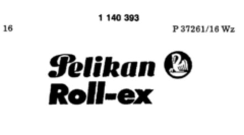 Pelikan Roll-ex Logo (DPMA, 19.11.1988)