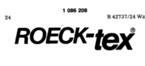 ROECK-tex Logo (DPMA, 01/18/1985)