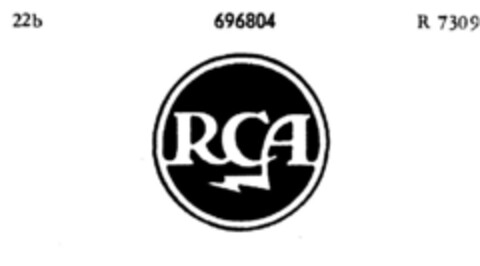 RCA Logo (DPMA, 24.12.1954)
