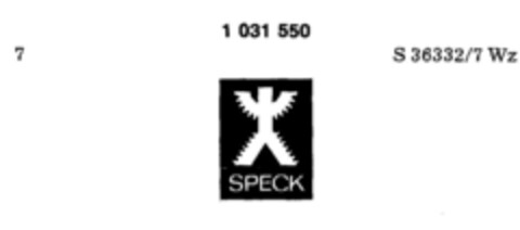 SPECK Logo (DPMA, 06/04/1981)