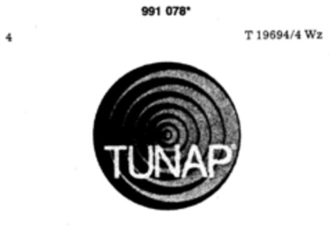 TUNAP Logo (DPMA, 09.08.1979)