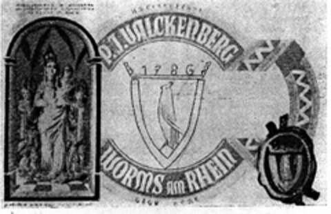 P.J. VALCKENBERG WORMS am RHEIN Logo (DPMA, 06/20/1931)