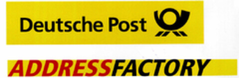 Deutsche Post ADDRESSFACTORY Logo (DPMA, 24.08.2000)