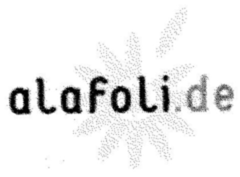 alafoli.de Logo (DPMA, 21.09.2000)