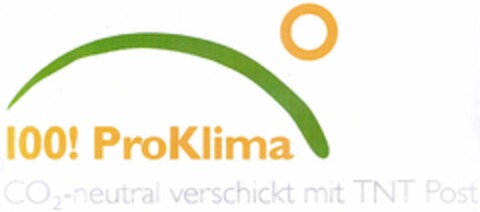 100! ProKlima CO2-neutral verschickt mit TNT Post Logo (DPMA, 11/05/2009)