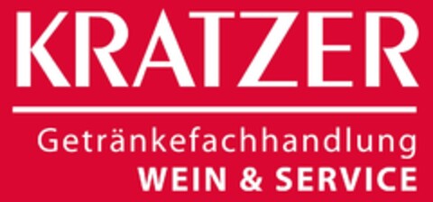 KRATZER Getränkefachhandlung WEIN & SERVICE Logo (DPMA, 18.07.2014)