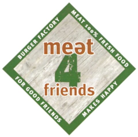 meat 4 friends Logo (DPMA, 11/06/2015)