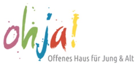 oh ja! Offenes Haus für Jung & Alt Logo (DPMA, 29.06.2016)