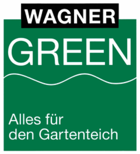 WAGNER GREEN Alles für den Gartenteich Logo (DPMA, 27.11.2018)