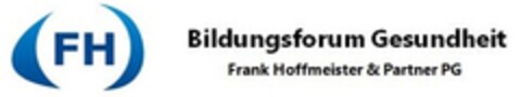 (FH) Bildungsforum Gesundheit Frank Hoffmeister & Partner PG Logo (DPMA, 09/05/2018)