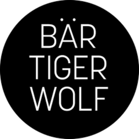 BÄR TIGER WOLF Logo (DPMA, 09.05.2018)