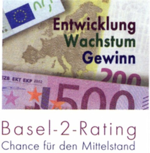 Entwicklung Wachstum Gewinn Basel-2-Rating Chance für den Mittelstand Logo (DPMA, 16.04.2004)