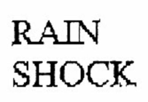 RAIN SHOCK Logo (DPMA, 13.08.2004)