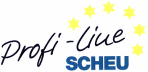 Profi-Line SCHEU Logo (DPMA, 09.12.2004)