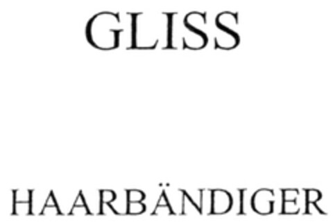 GLISS HAARBÄNDIGER Logo (DPMA, 24.04.2006)
