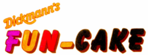 Dickmann's FUN-CAKE Logo (DPMA, 02.08.1995)