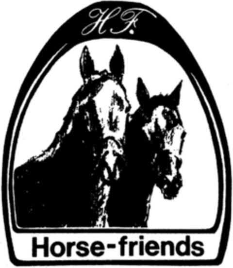 HF. Horse-friends Logo (DPMA, 09/28/1995)