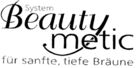 System Beauty metic für sanfte, tiefe Bräune Logo (DPMA, 20.01.1996)