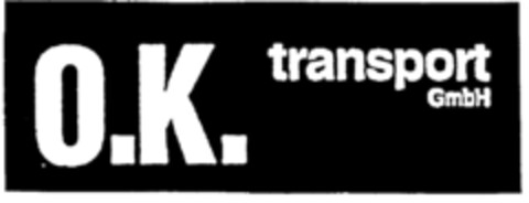 O.K. transport GmbH Logo (DPMA, 06/07/1996)