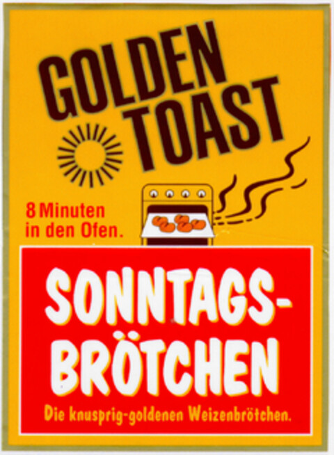 GOLDEN TOAST SONNTAGS-BRÖTCHEN Logo (DPMA, 10.03.1998)