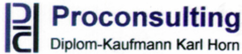 Proconsulting Diplom-Kaufmann Karl Horn Logo (DPMA, 29.07.1998)