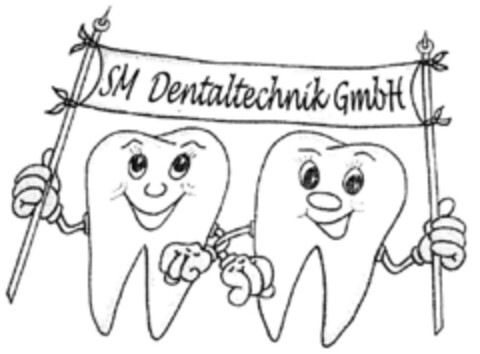 SM Dentaltechnik GmbH Logo (DPMA, 10.09.1998)