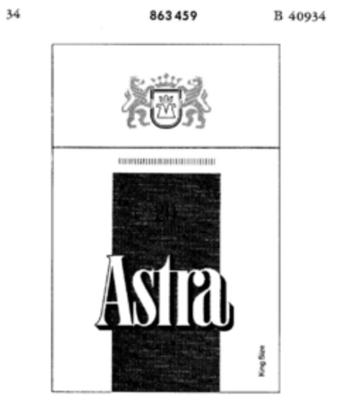 Astra Logo (DPMA, 30.08.1968)