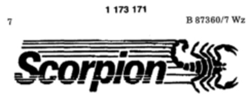 Scorpion Logo (DPMA, 05/12/1989)