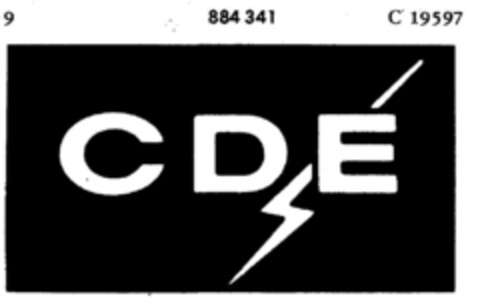 CDE Logo (DPMA, 24.01.1969)