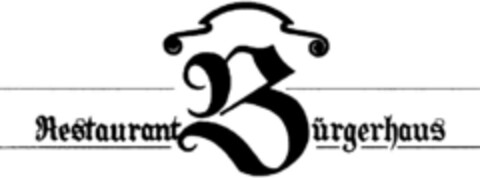 Restaurant Bürgerhaus Logo (DPMA, 01/28/1992)