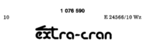 extra cran Logo (DPMA, 11.09.1984)